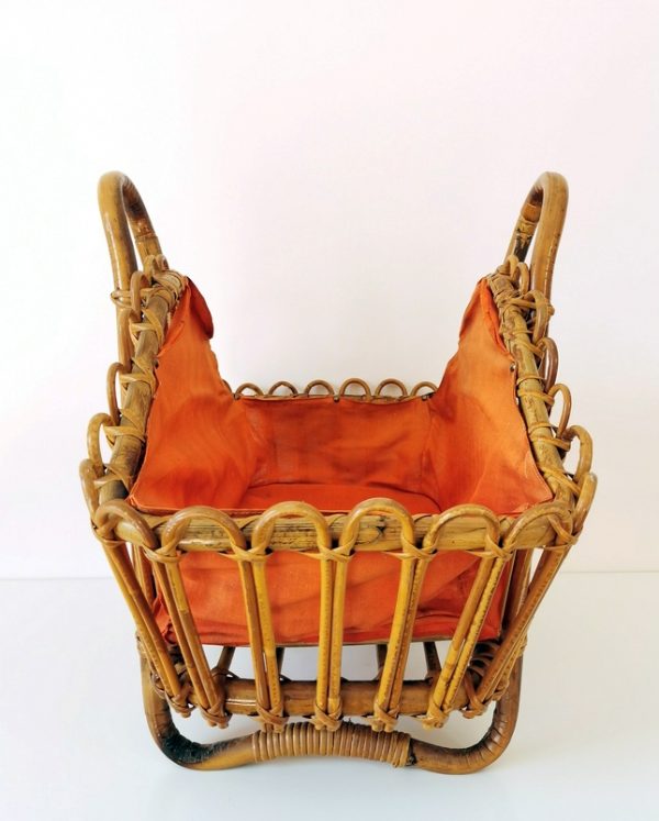 Portariviste rattan e bambù 70s - immagine 2
